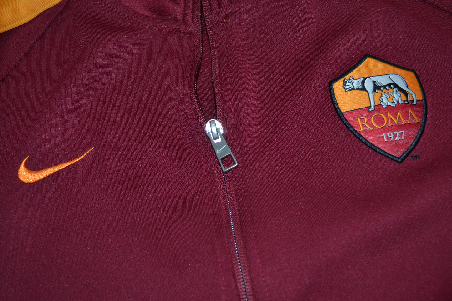 AS ROMA TRAINING TOP JACKET PRE-MATCH SZ XL RED