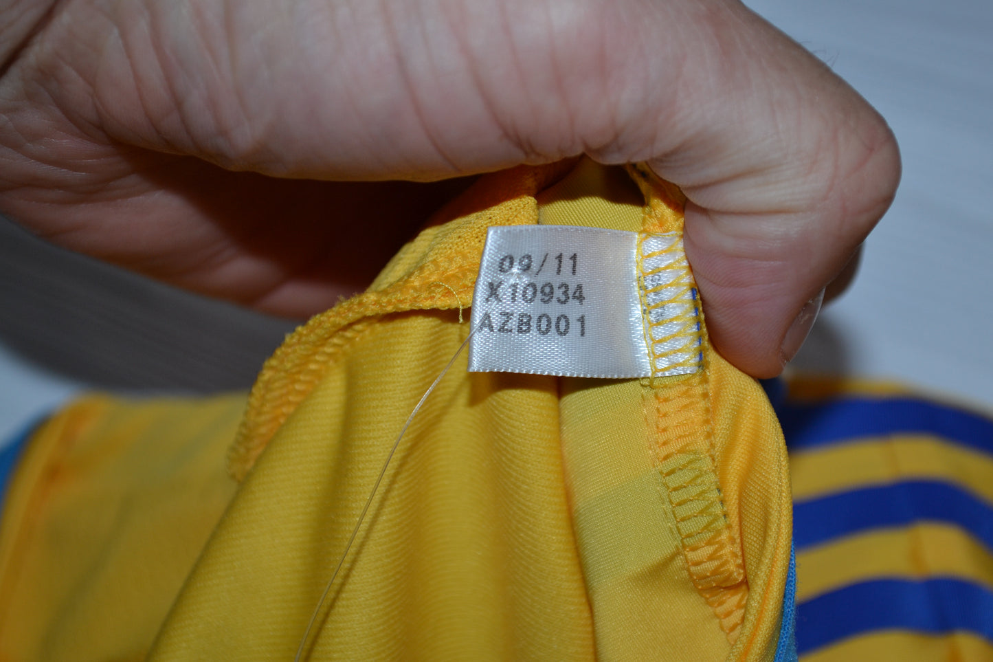 Ukraine Shirt 2012 Player Issue Techfit Jersey SZ XL