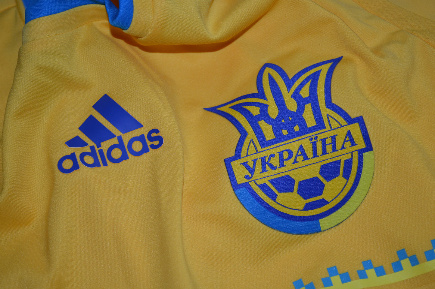 Ukraine Shirt 2012 Player Issue Techfit Jersey SZ XL