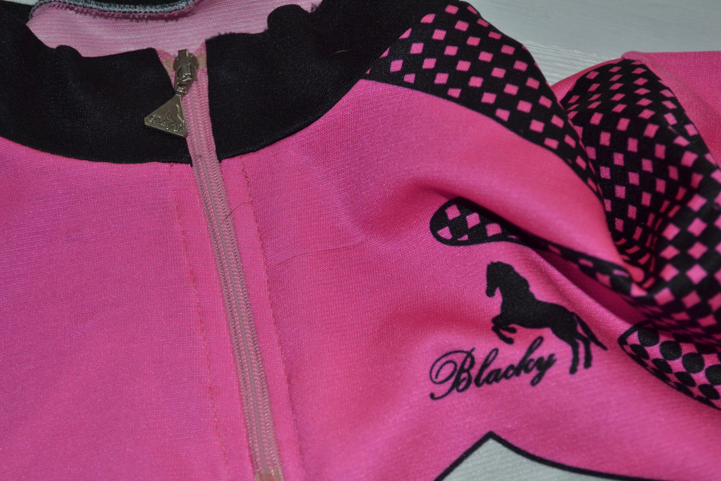 Blacky Switzerland 90s Cycling Jersey SZ XL Pink