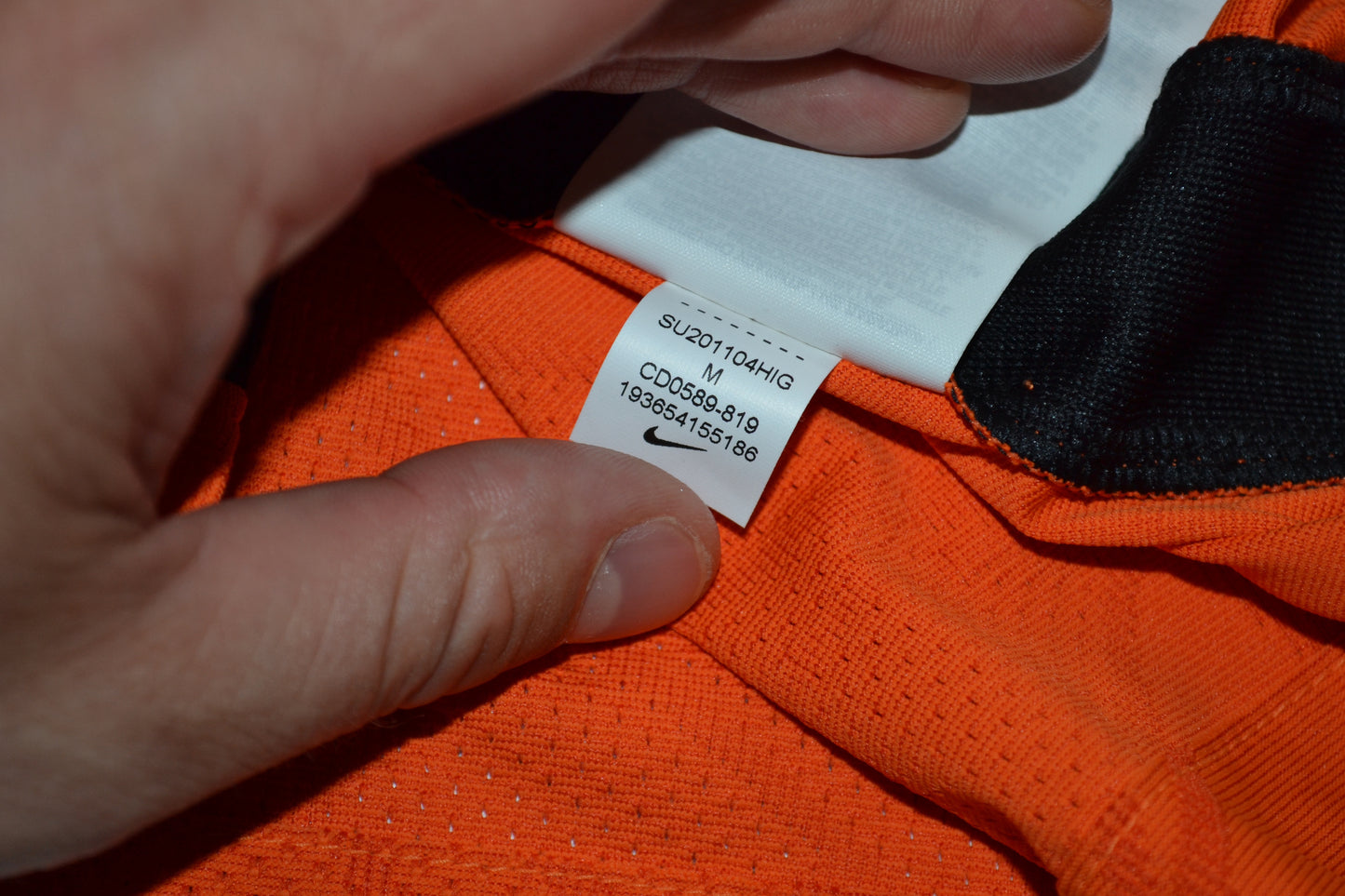 Netherlands Home Shirt 2020/2021 Jersey Player Issue SZ M