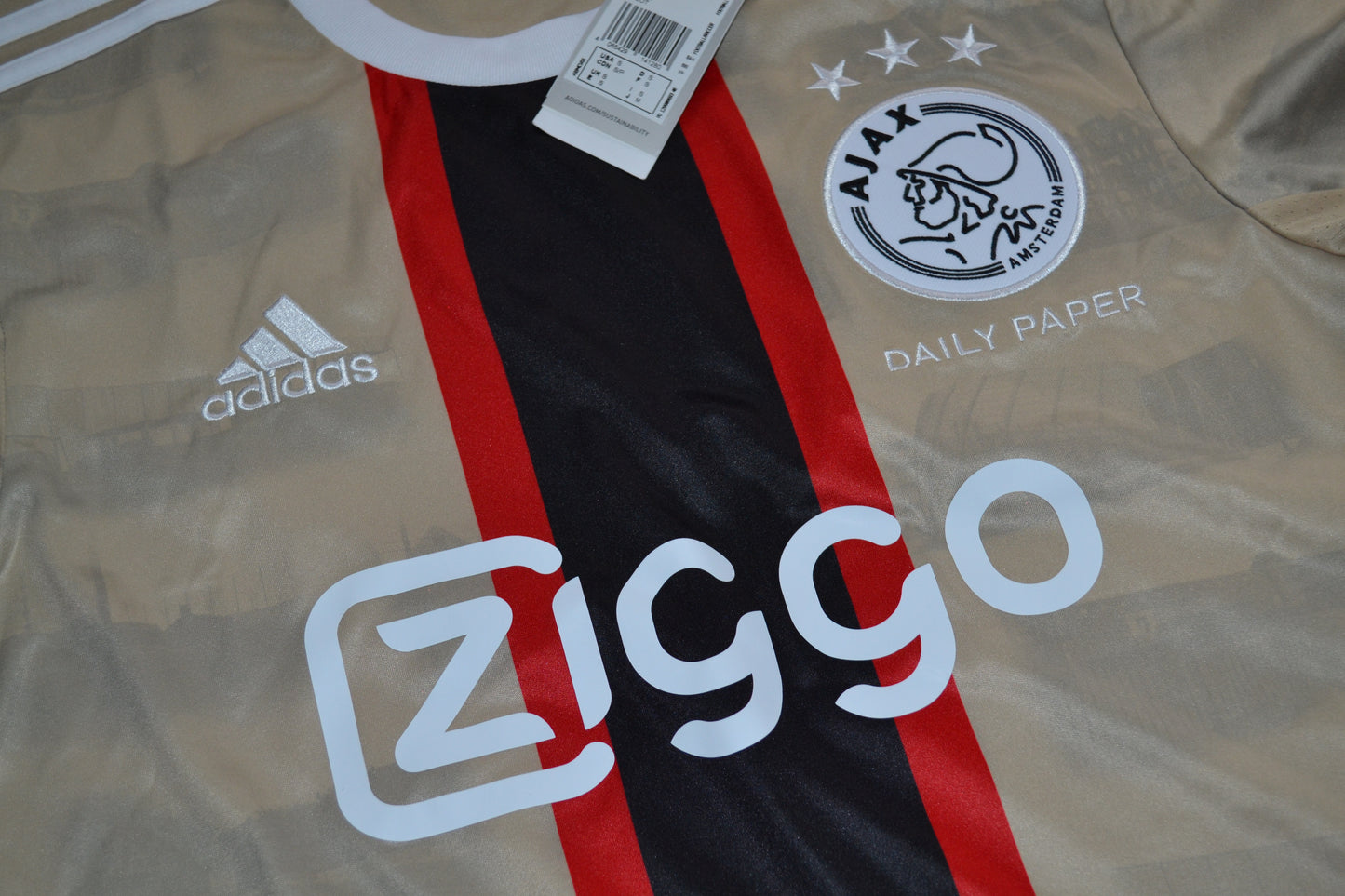 AJAX AMSTERDAM X DAILY PAPER Third Shirt 2022/2023 Jersey SZ