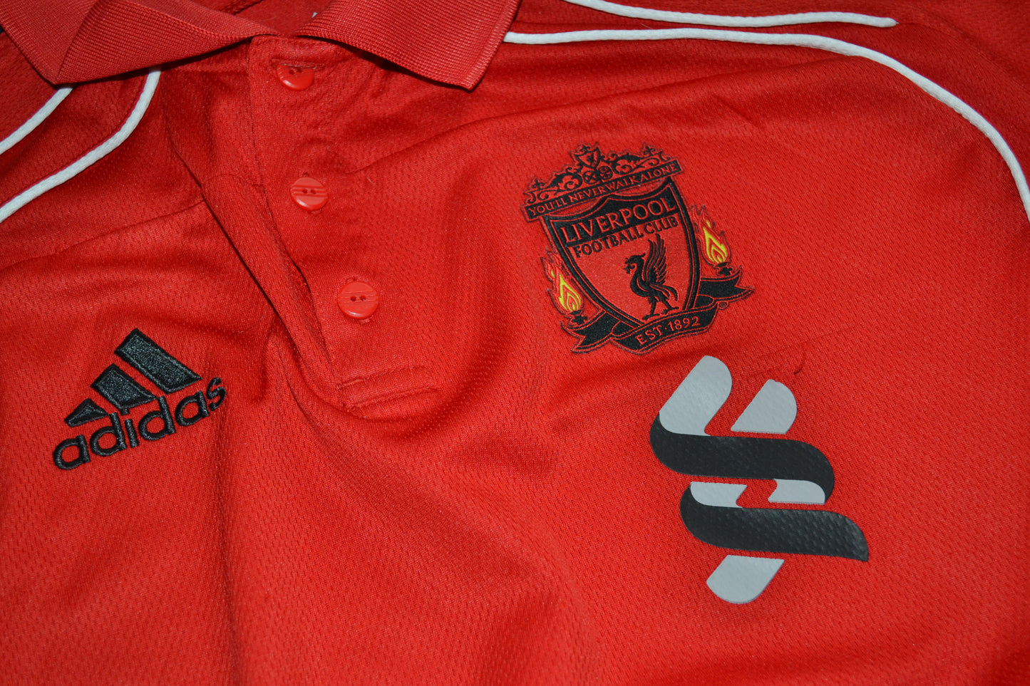 Liverpool 2010 Pre-Match Polo Shirt Jersey SZ L