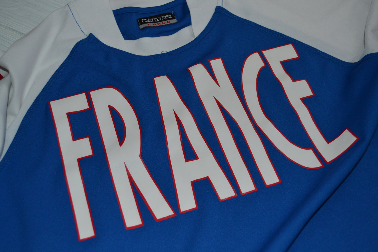 France Football Shirt Kappa Soccer Jersey SZ L