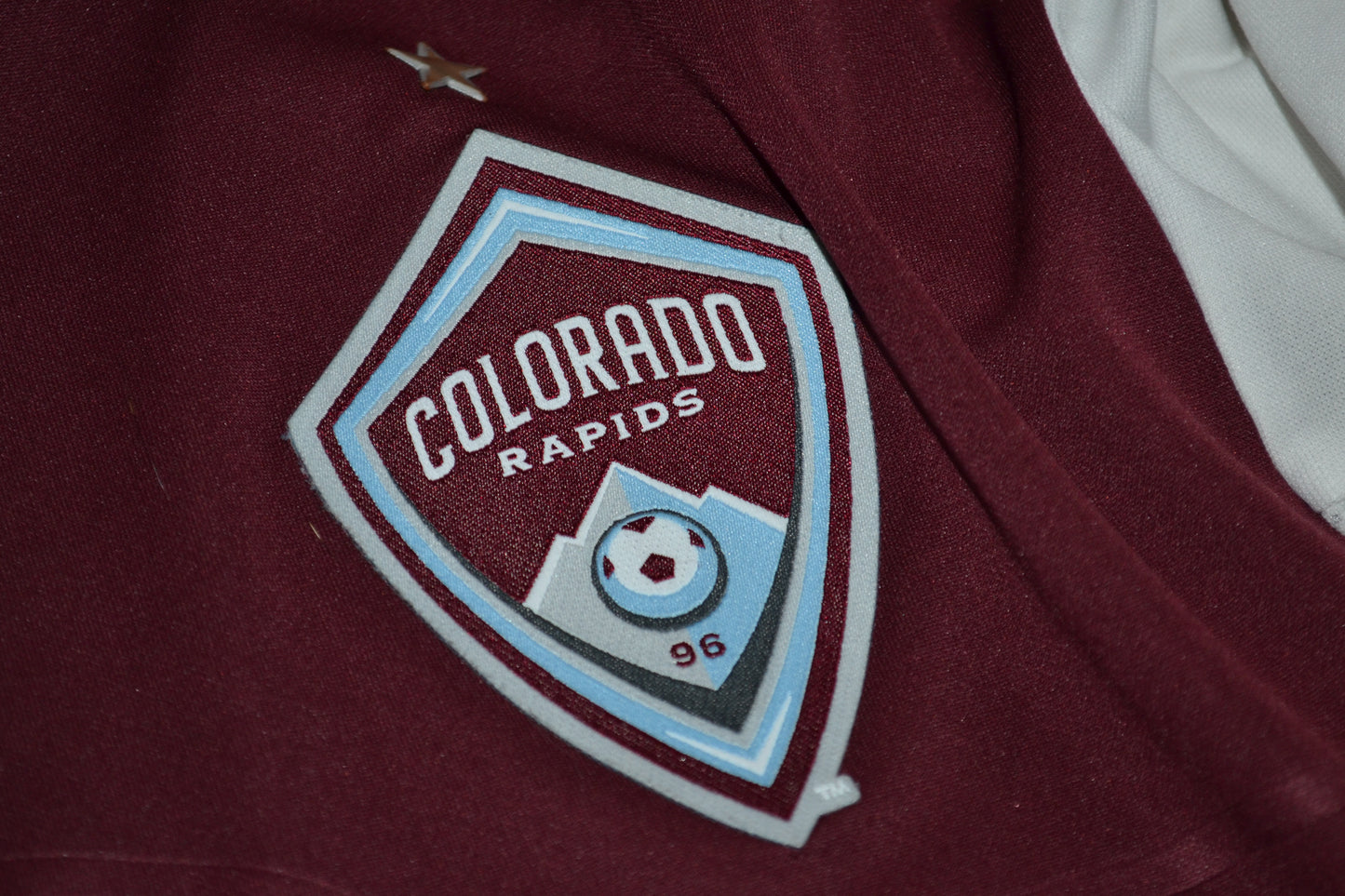 Colorado Rapids Home Shirt 2014 Player Issue Jersey SZ XL