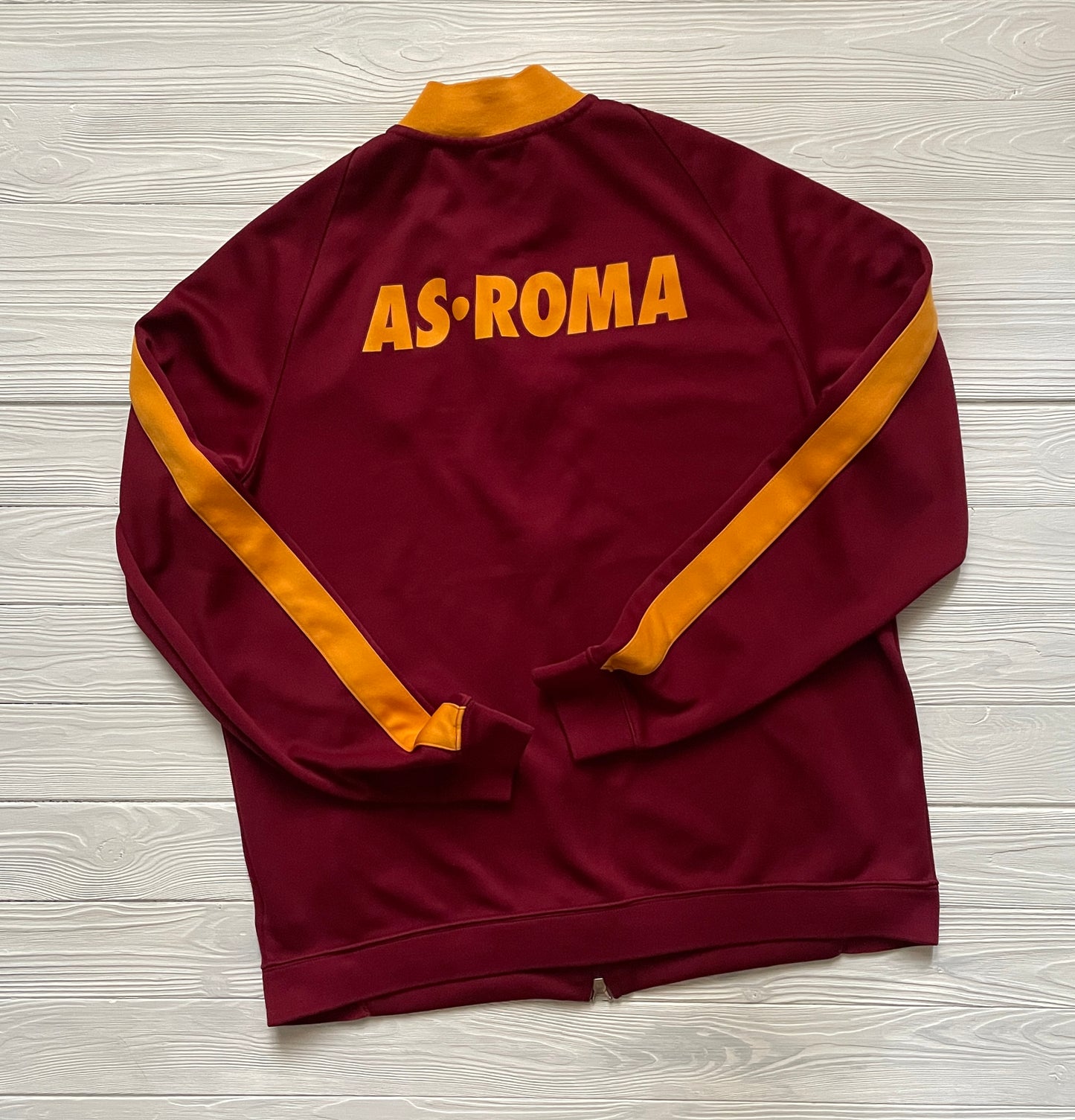 AS ROMA TRAINING TOP JACKET PRE-MATCH SZ XL RED