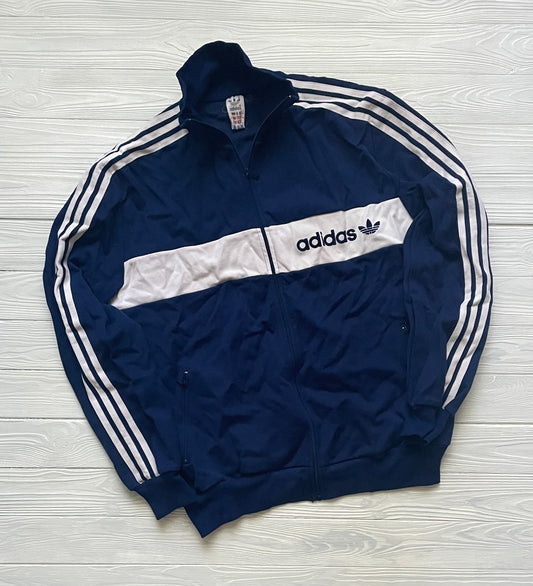 Vintage Adidas Originals Track Jacket 90s SZ XXL Blue