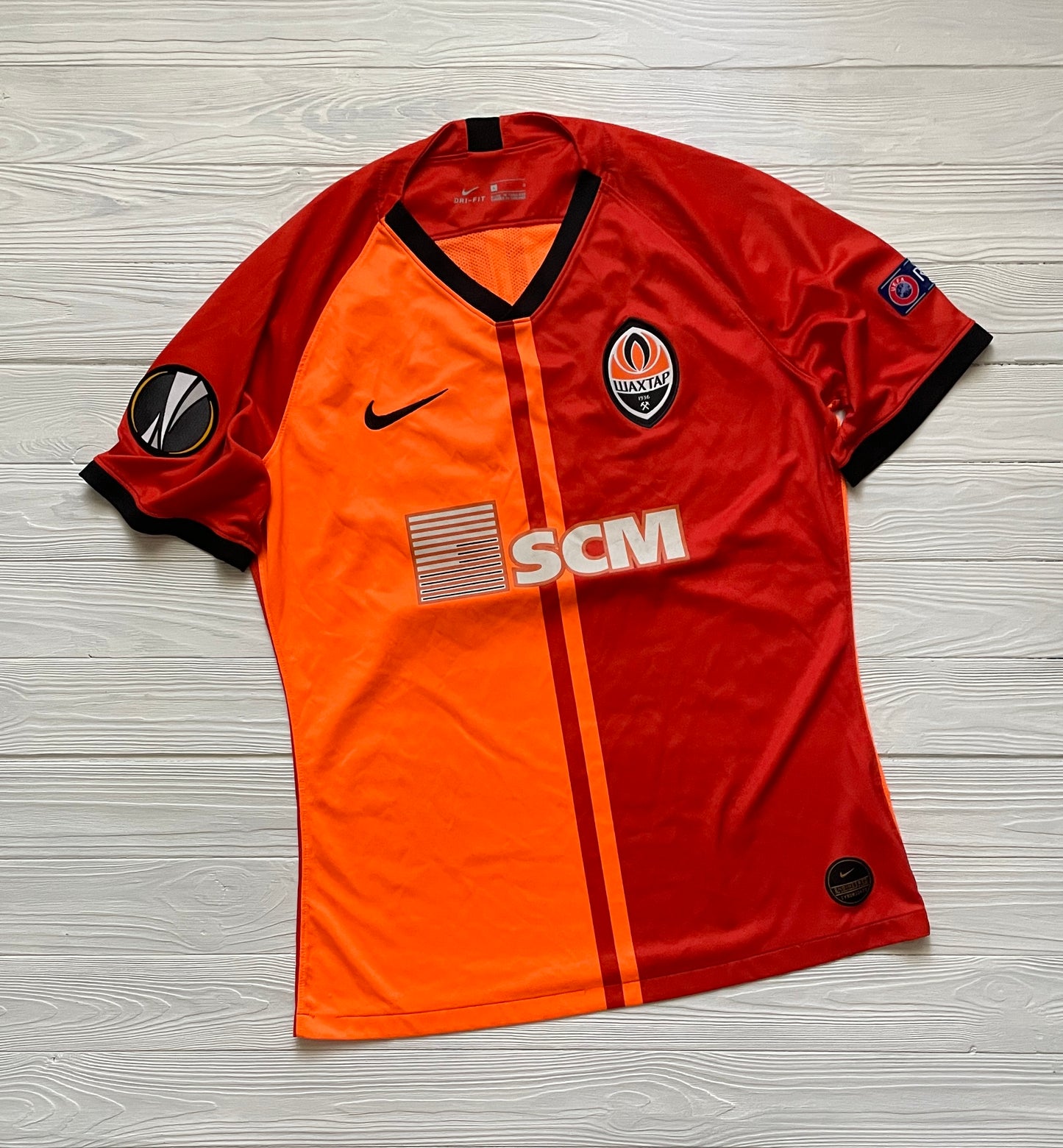 Shakhtar Donetsk Home Match Worn Shirt 2019/2020 Jersey SZ L