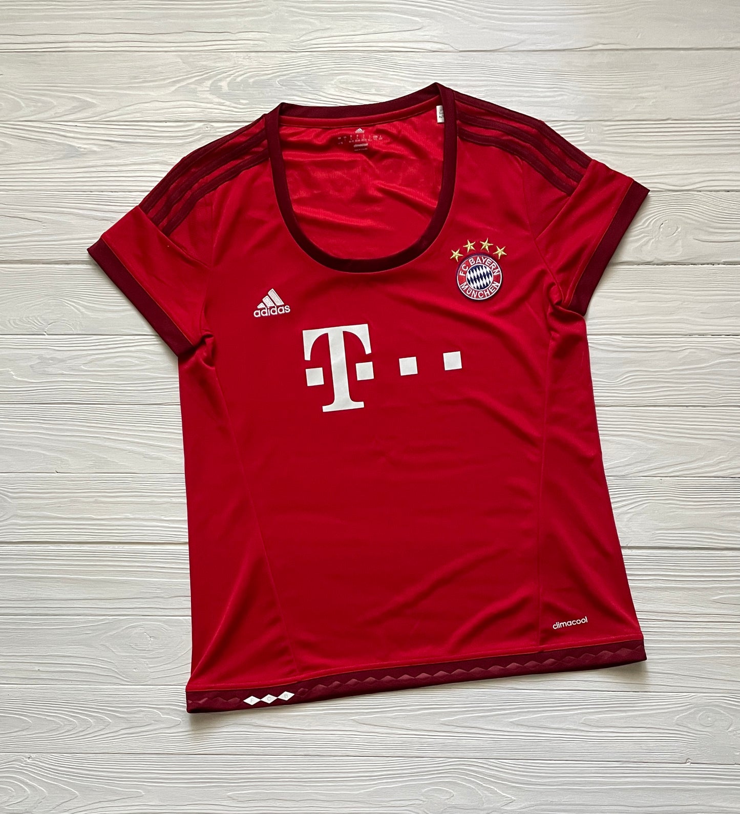 Bayern Munich Home Shirt 2015/2016 Jersey Womens SZ L