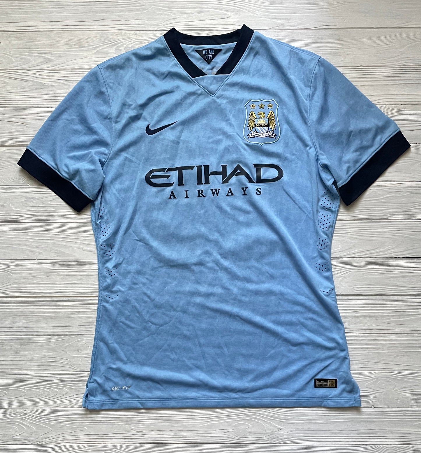 Manchester City Player Issue Shirt 2014/2015 Jersey SZ XL