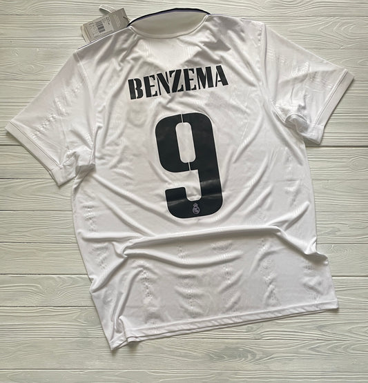 Real Madrid Home Shirt 2022/2023 Jersey #9 Benzema SZ XL