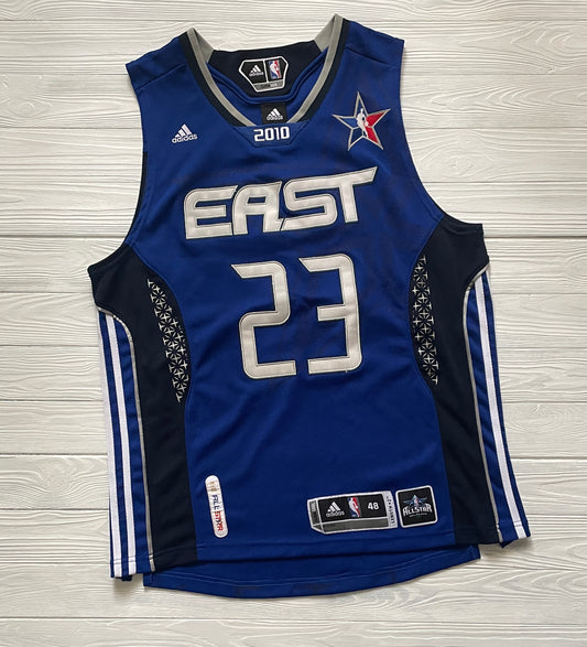 Lebron James Authentic 2010 All Stars Jersey Game East SZ 48