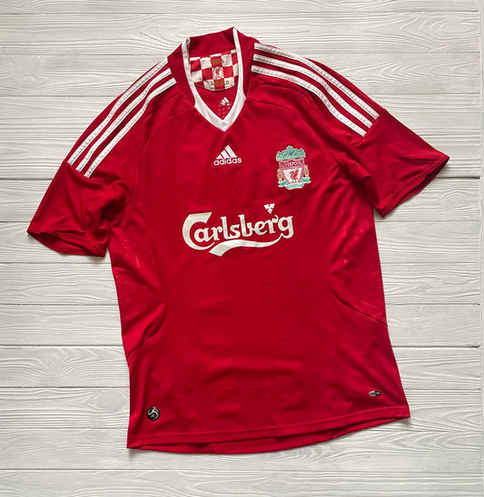 LIVERPOOL HOME SHIRT 2008/2010 SOCCER JERSEY SZ M