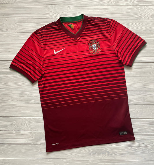 PORTUGAL HOME SHIRT 2016 SOCCER JERSEY SZ M