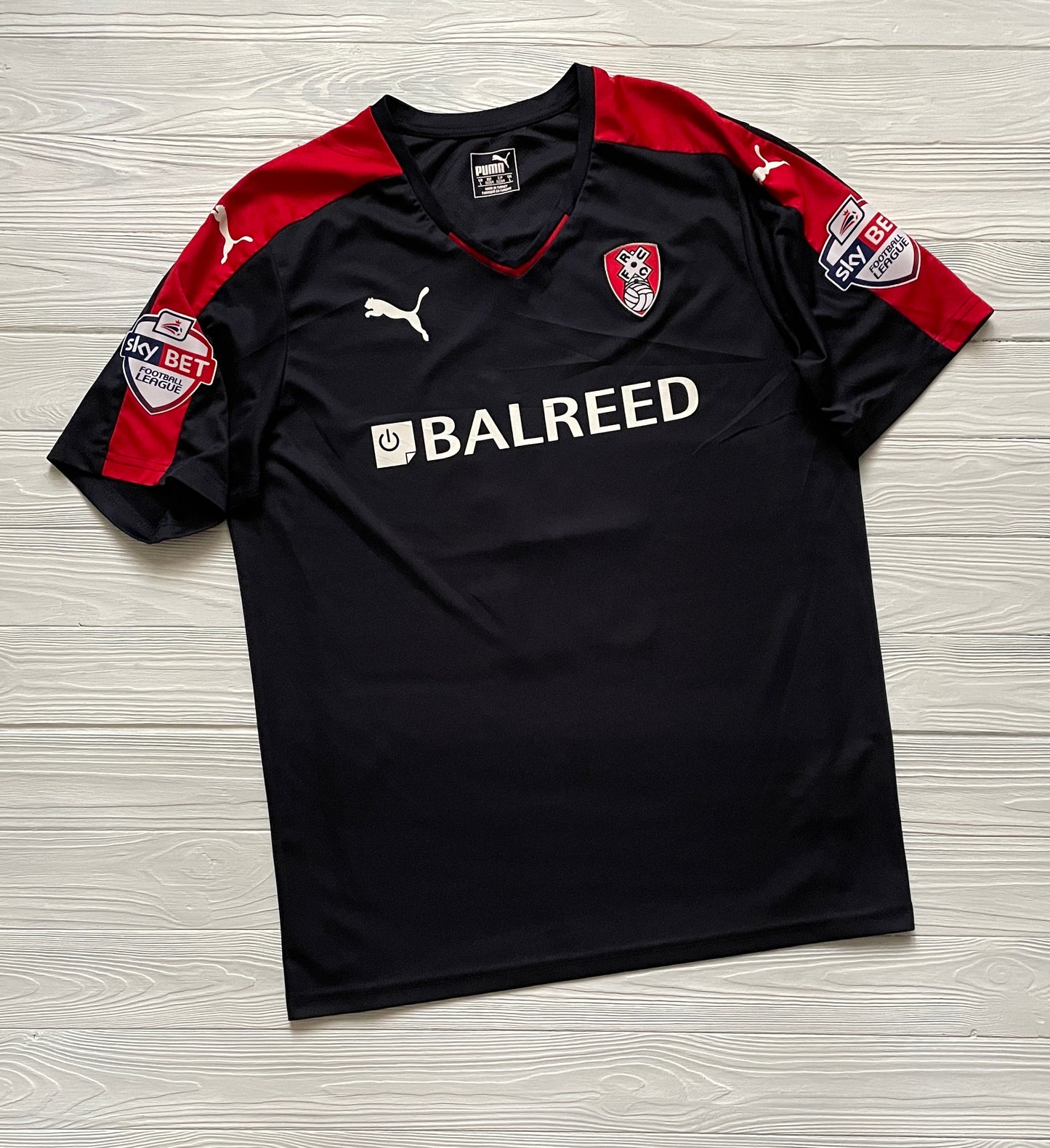 Rotherham United Match Worn Shirt 2015/2016 Soccer Jersey