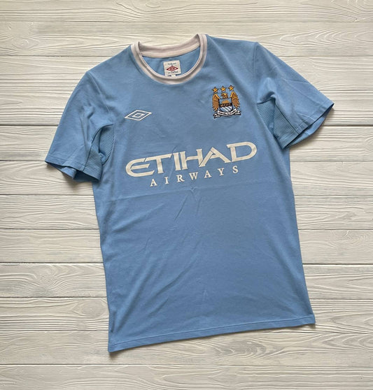 Manchester City Home Football Shirt 2009/2010 Jerse SZ S